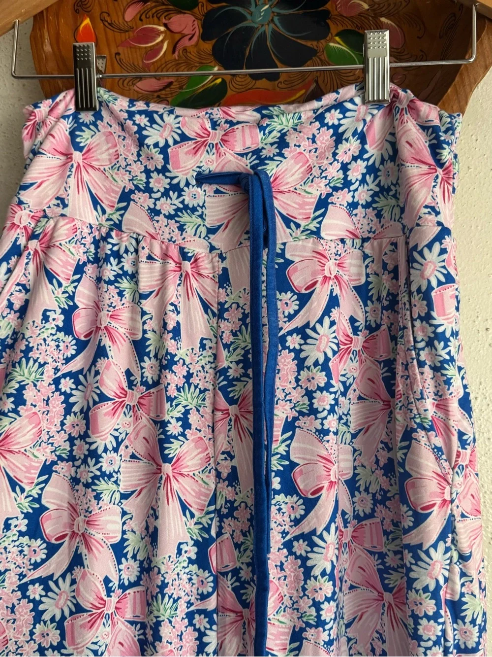 Jordann Jammies Floral Pink & Blue Women's Pajama Set